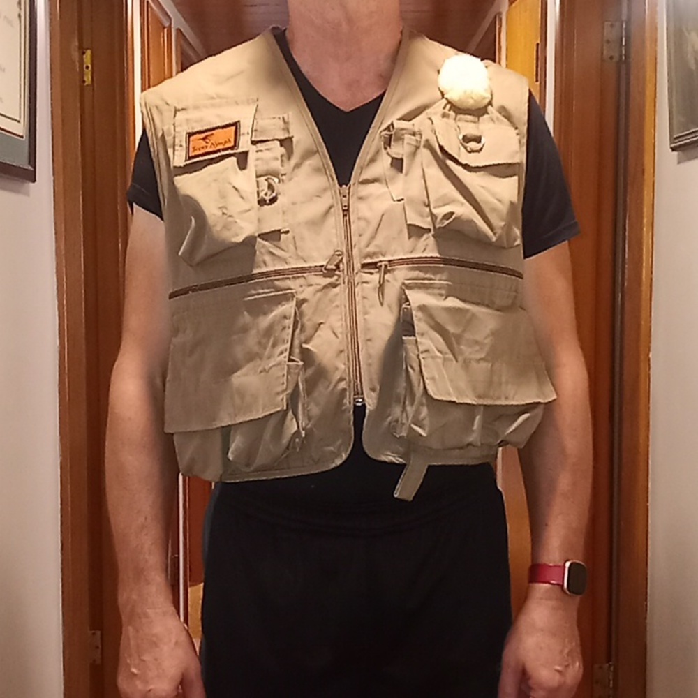 Buley's fly fishing vest large.